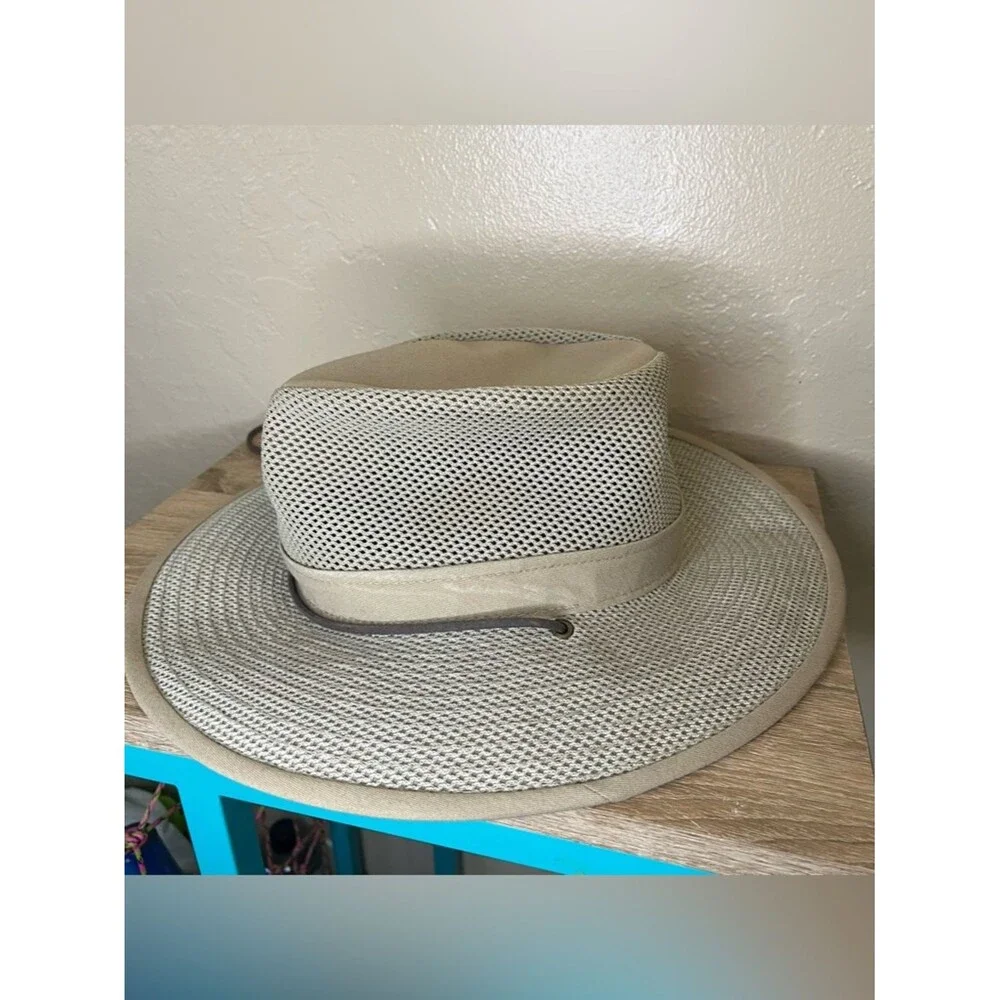 Henschel Hat Co Original Aussie Breezer Safari Hat Khaki USA Made Size Small